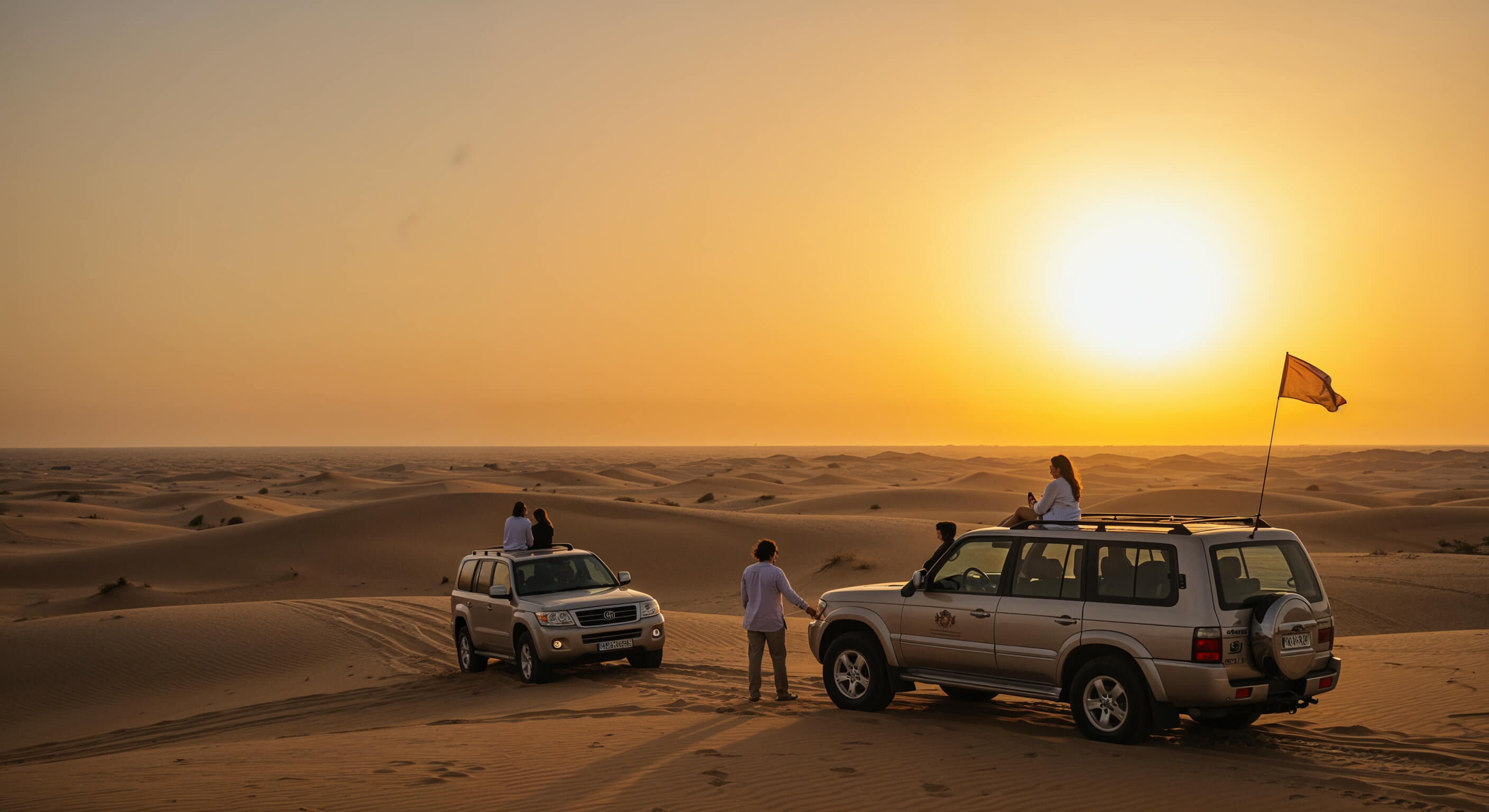 Dubai Safari Turu manzarası